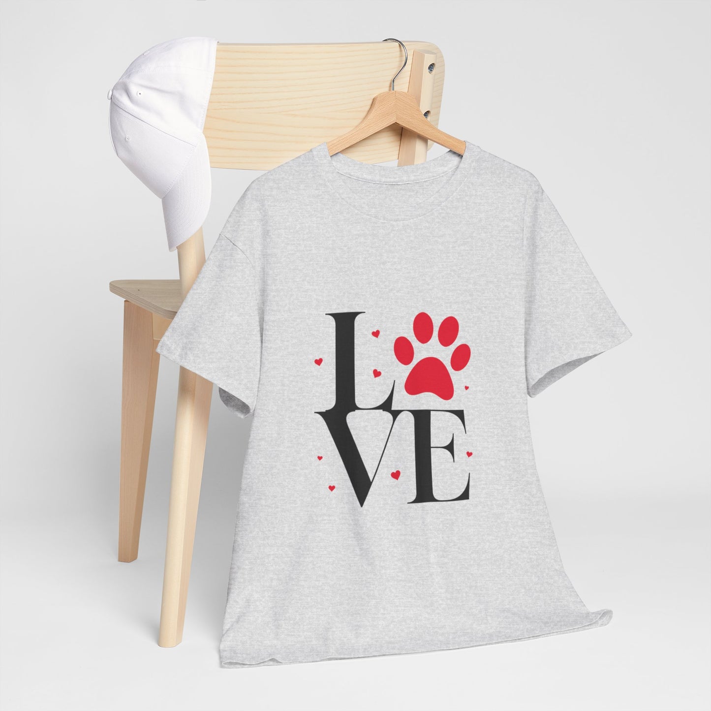 T-shirt con scritta "Love"