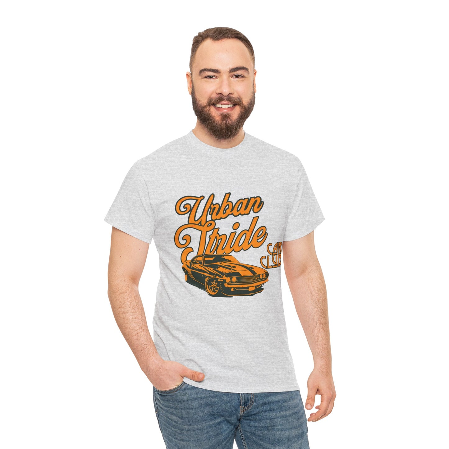 T-shirt con scritta "Urbanstride car club"