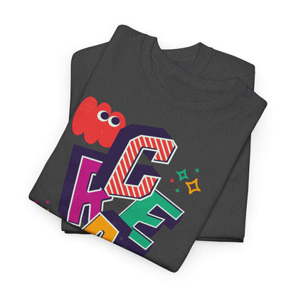 T-shirt con scritta "Create your magic"