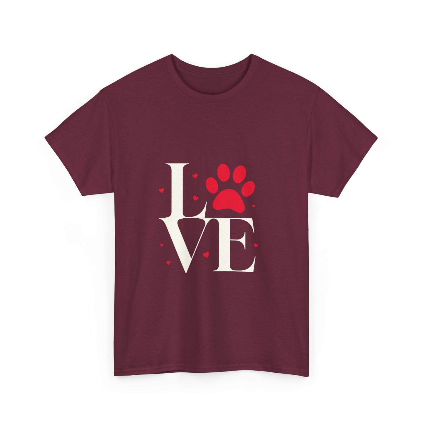T-shirt con scritta "Love"