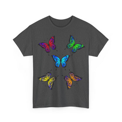 T-shirt con scritta "UrbanStride Butterfly Vibes