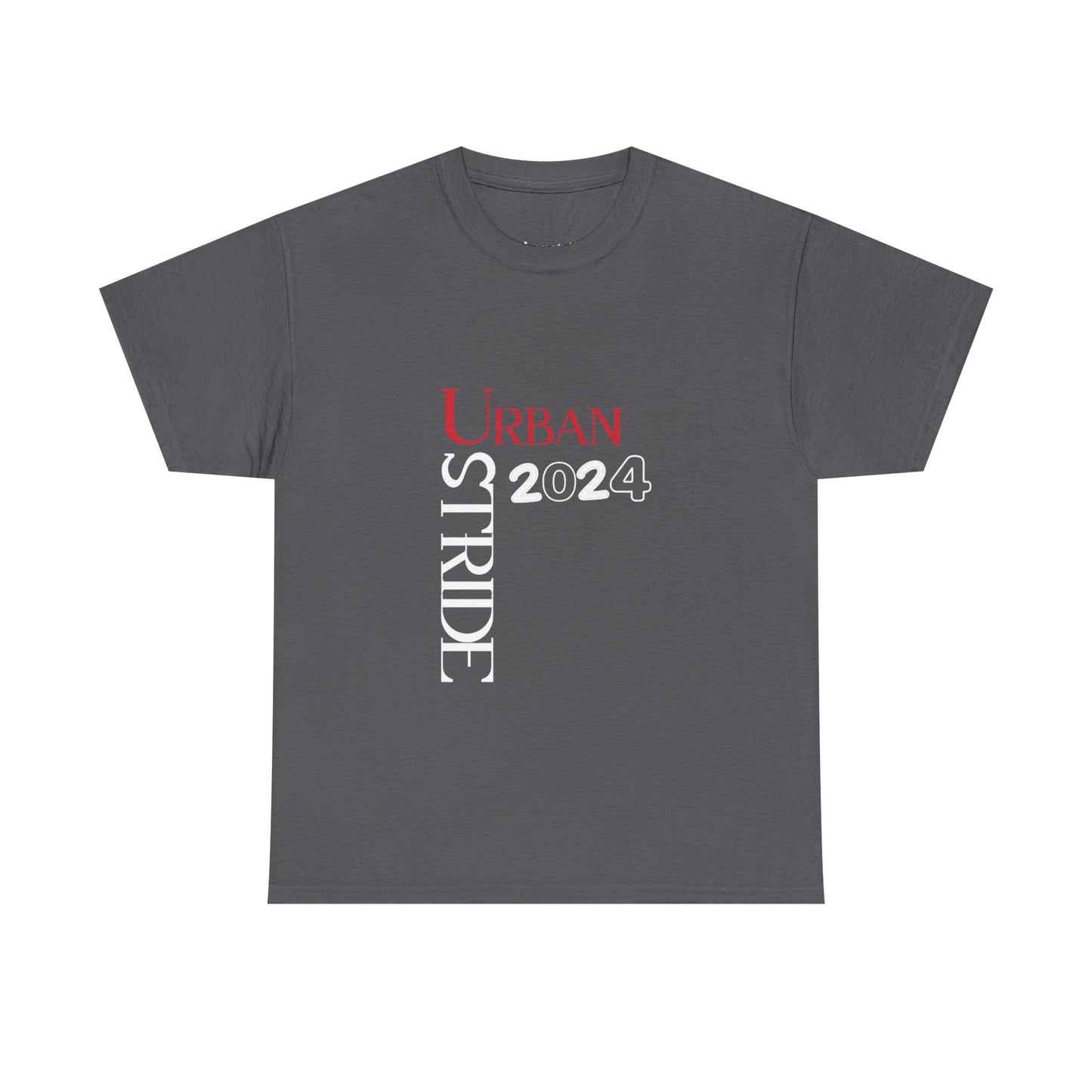 T-shirt con scritta "Urbanstride" red & black