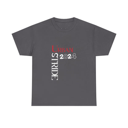 T-shirt con scritta "Urbanstride" red & black