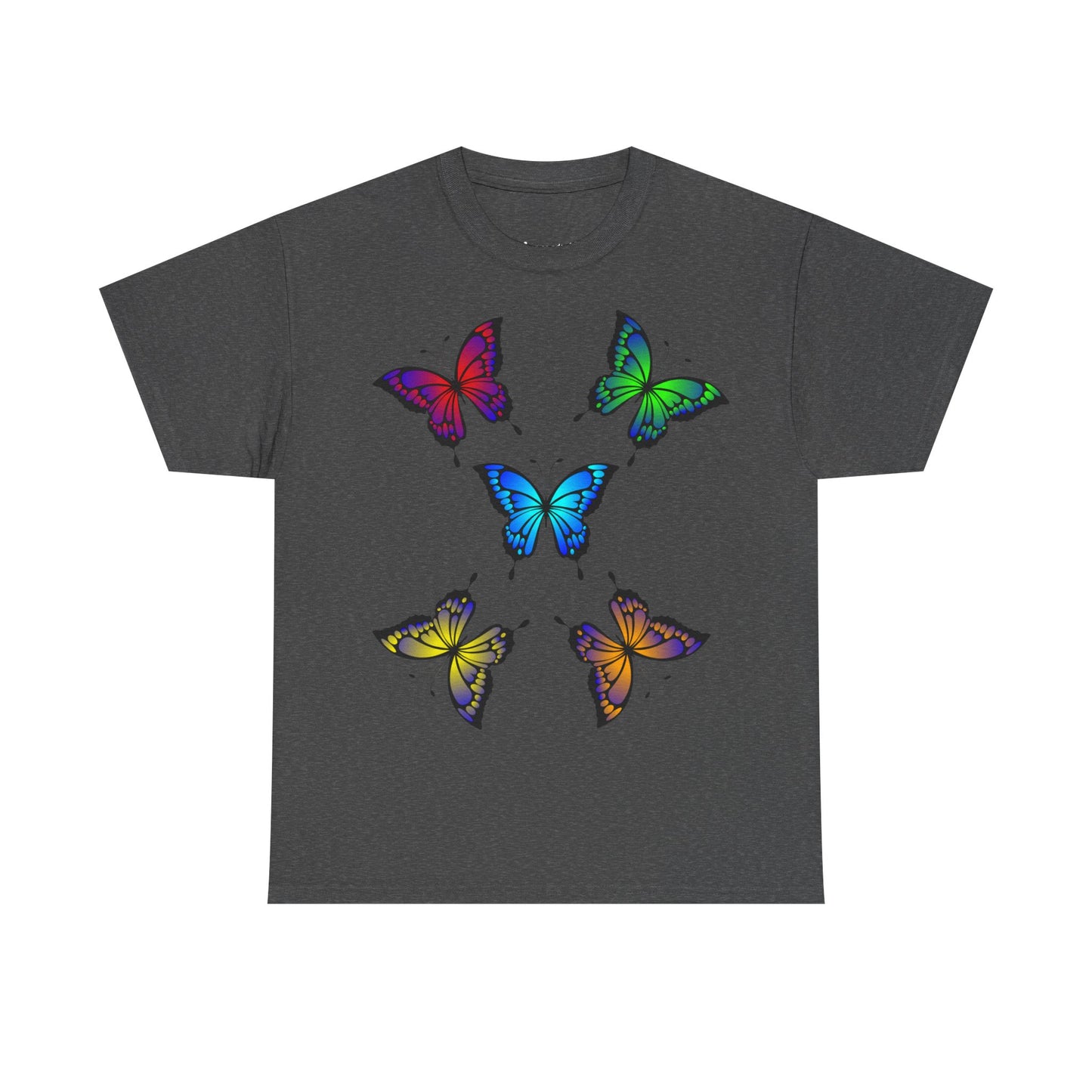 T-shirt con scritta "UrbanStride Butterfly Vibes