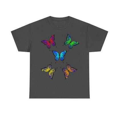 T-shirt con scritta "UrbanStride Butterfly Vibes