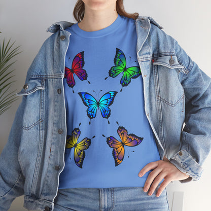 T-shirt con scritta "UrbanStride Butterfly Vibes
