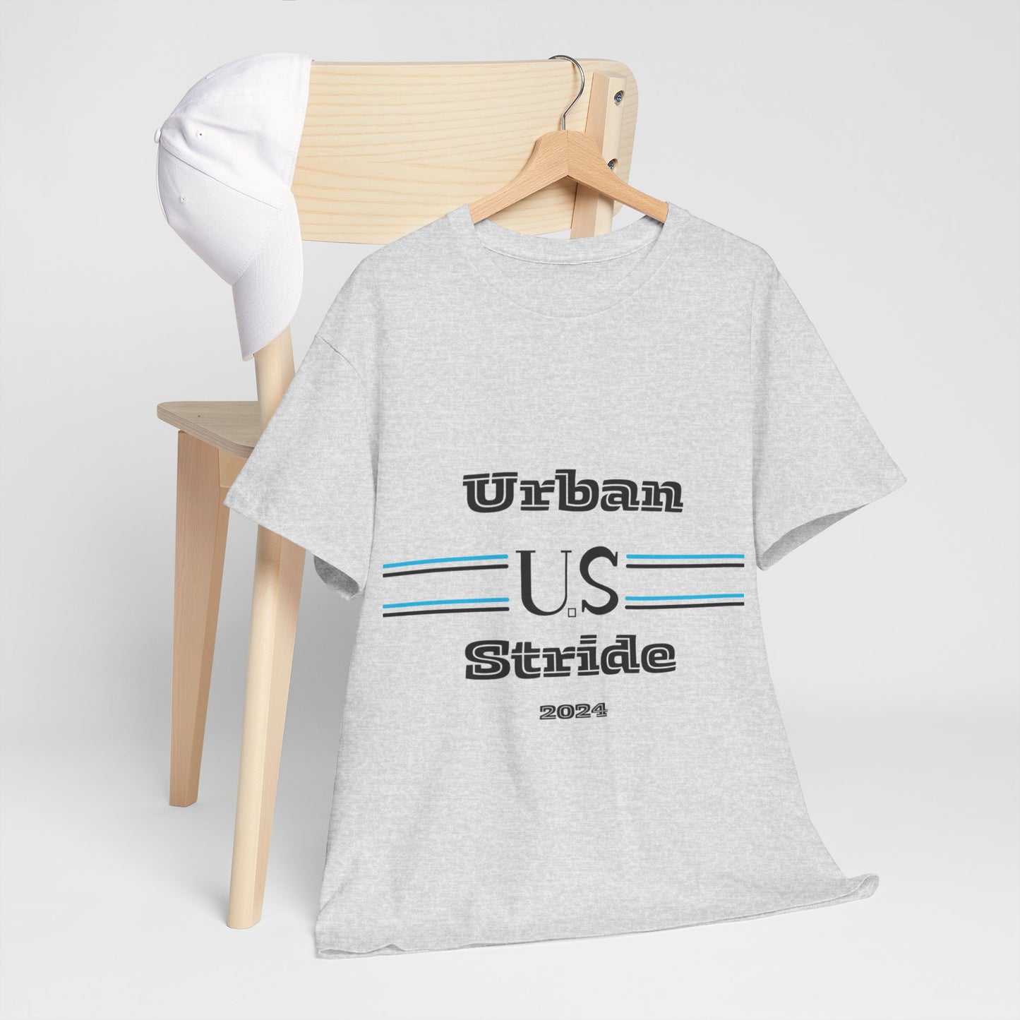 T-shirt con scritta "urbanstride " abbreviata U.S