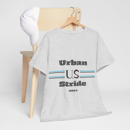 T-shirt con scritta "urbanstride " abbreviata U.S